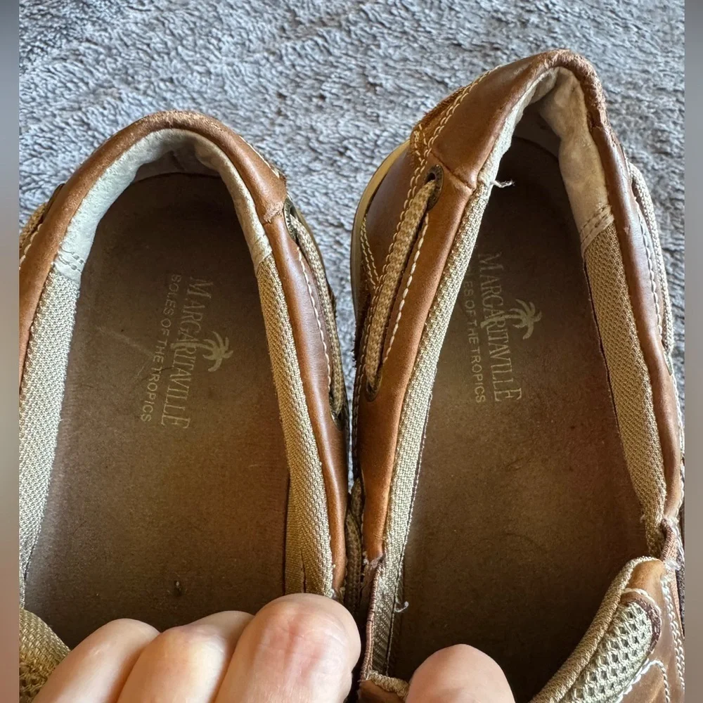 MARGARITAVILLE Men's Brown Slip-On Shoes